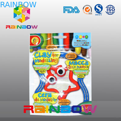 لوگو سفارشی Coloful Three Seal Seal پاک کردن کیسه های بسته بندی پلاستیکی برای آب نبات و غذای اسنک