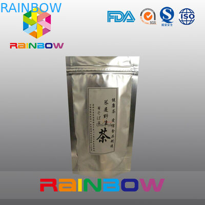 فویل آلومینیوم Ziplock برای لوبیای چای / قهوه / مواد غذایی خشک