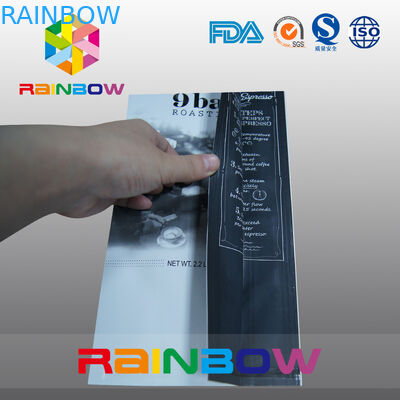 طراحی سفارشی فویل آلومینیومی قهوه کیسه ای / Side Gusset 5lb کیسه های قهوه با شیر