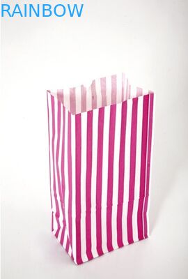 کیف سفارشی کیسه های کاغذی Kraft Take away Fast Food / نان / کیسه خرید