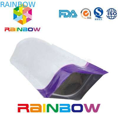 بسته بندی براق براق مکمل بسته بندی کیسه های آلومینیومی فویل Zip Lock Powder Bag