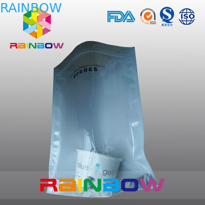 لوگو سفارشی جلو جلو ضد حریق پلی کیسه با زیپ برای دستگاه الکترونیکی