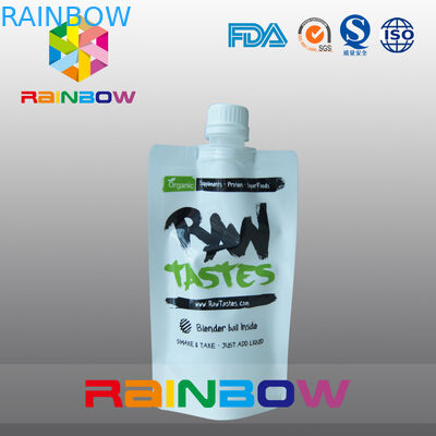 پایه سفید پاکت بسته بندی برای بسته بندی خام / مایع / نوشیدن غذا