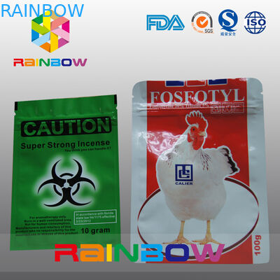 لوگو سفارشی Caution قارچ گیاهی Ziplock کیسه های 10g 4g شیمیایی Voodoo ادویه دمی کیسه