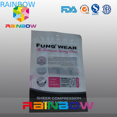 کیسه های پلی اتیلن قرمز و سفید Mylar با زیپ بالا برای غذا / سیب زمینی سرخ مایل به قرمز تازه