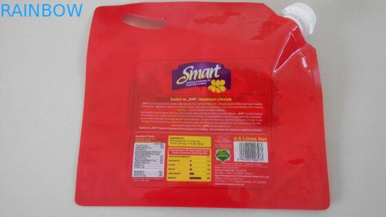 4.5 لیتر بزرگ قرمز جعبه بسته بندی کیسه