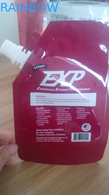 FDA استاندارد قرمز بسته بندی مایع کیسه های پلاستیکی / انعطاف پذیر پایه تا کیسه هوا