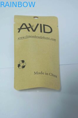 کیسه شفاف کرافت کاغذ کرافت بسته بندی کیسه های حرارتی با مهره های گرد کوچک