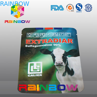 فویل آلومینیوم خوراک پت تغذیه گاو شیری ایستاده تا بسته بندی مواد غذایی