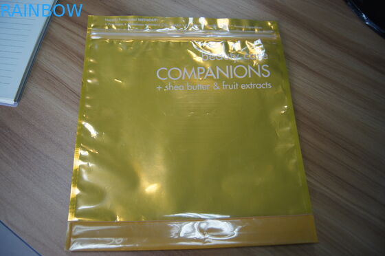 جعبه بسته بندی لوازم آرایشی و بهداشتی پلاستیکی با زیپ