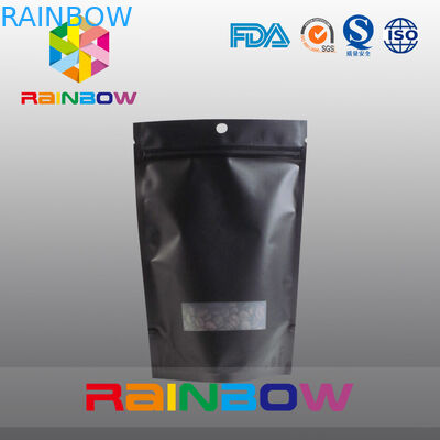 کیسه های کیسه های مات چینی سیاه و سفید بسته بندی کیسه های آلومینیومی فویل قهوه