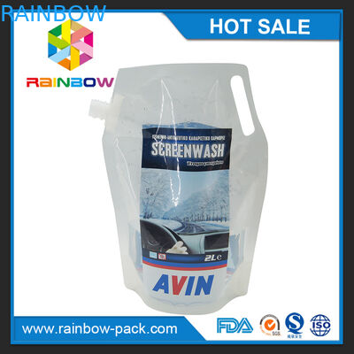 پلاستیکی قابل انعطاف پلاستیکی Stand up Squeeze کیف برای غذای کودک / آب میوه / سوپ