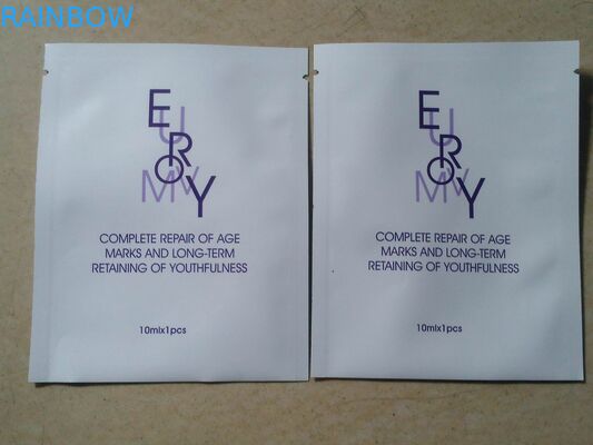 بسته بندی کیسه های آلومینیومی فویل ماسک صورت با سوراخ سوراخ / سوراخ سوراخ