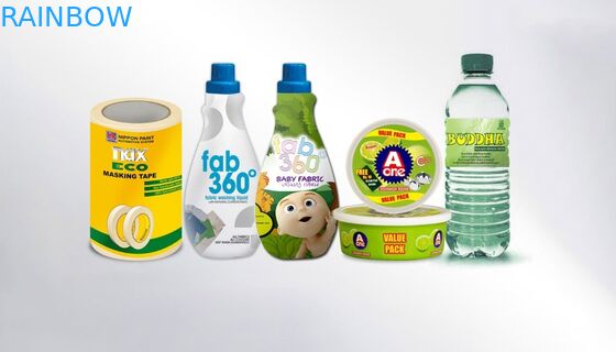 PVC / PET عینک آستین کوتاه آستین بسته بندی برای بطری ها / قوطی ها