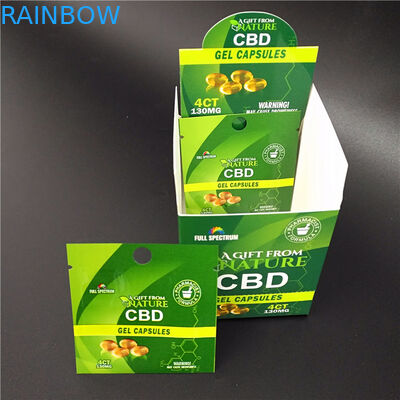 بسته بندی کارت های کاغذی تاول زده شده قرص های تقویت کننده جنسیت مردانه CBD خرس صمغی