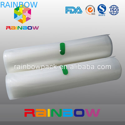 FDA بسته های مهر و موم خلاء مواد غذایی با شکل سفارشی با بافت / کانال