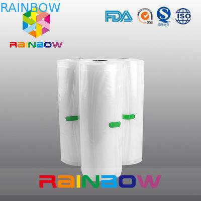 پاکت مواد غذایی با بافت خلاء / پاکت بسته بندی خلاء رول های نجات دهنده با طرف صاف