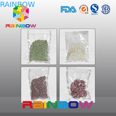 پاکت مواد غذایی با بافت خلاء / پاکت بسته بندی خلاء رول های نجات دهنده با طرف صاف