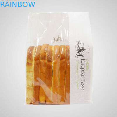 کیسه کاغذ White Kraft برای کیسه های نان / پایه ای با میلار و پنجره پاک کن