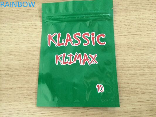 فویل آلومینیوم روکش شده بسته بندی گیاهی - بخور Mylar Ziplock Bag