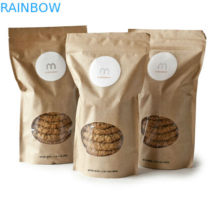 کیسه های بسته بندی مواد غذایی آلومینیومی روکش شده Mylar، کیسه های کاغذی ایستاده