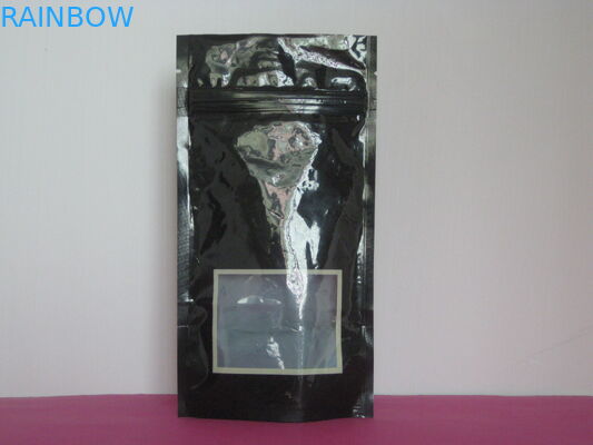 بسته بندی کیسه های آلومینیومی فویل قابل بازیافت بسته بندی روکش دار کیسه های Matt Mylar با پنجره