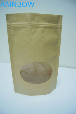 کیسه قهوه ایستاده بسته بندی کیسه های آلومینیومی فویل Kraft کیسه Ziplock 250 گرم 500 گرم