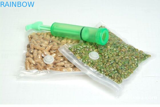 پاکت هواپیمایی 3 طرفه وکیوم پمپاژ مواد غذایی پاکت مهر و موم برای ماهی / سبزیجات