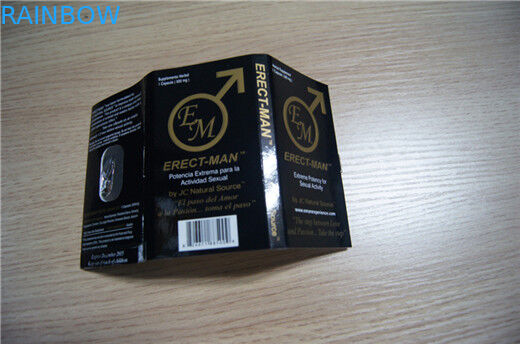 کارت بازرگانی قرص جعبه نمایش و جعبه کارت قرص ERECT-MAN Card Card