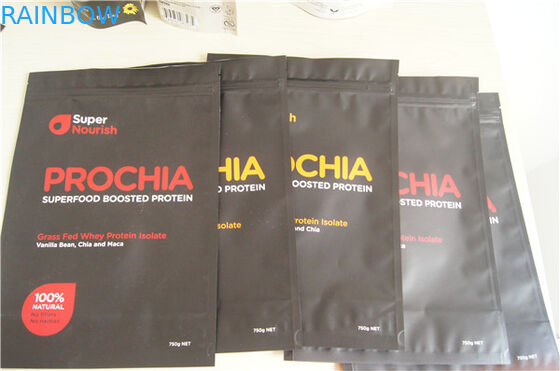 چاپ سفارشی پایه کیسه بسته بندی فویل برای پودر پروتئین