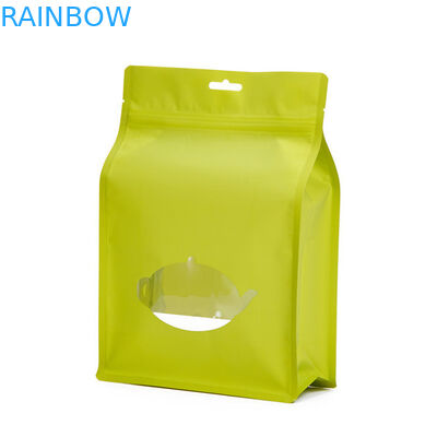 کیسه بسته بندی چای کیسه ای کیسه های آلومینیومی بسته بندی پلاستیکی با ziplock