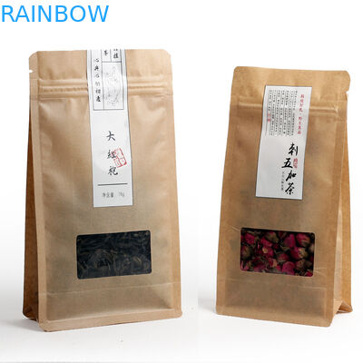 رطوبت تخت پایین تخت چرم کیسه های بسته بندی با زیپ و پنجره