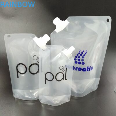 Stand Up Spout Pouch Packaging Bags Spout Bags یکبار مصرف بسته بندی مواد غذایی