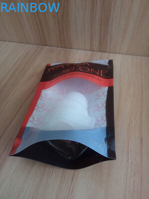 ظروف پلاستیکی ایستاده با دانه های کنسرو شده / کیسه های نونی با زیپ