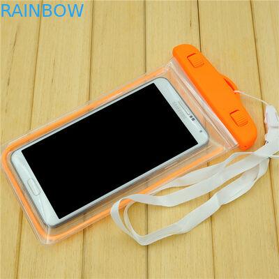 تلفن 5.5 اینچ Pvc کیسه ضد آب برای آیفون 6S 6 Plus، Pink / Oranne / Blue