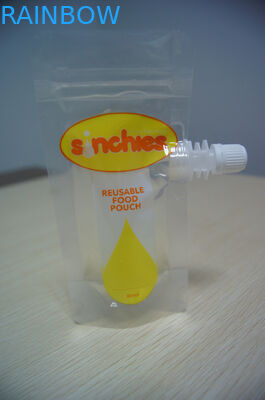 بسته بندی کیسه های کمپرسور ضد آب قابل استفاده مجدد کیسه غذای کودک Ziplock با اسپورت