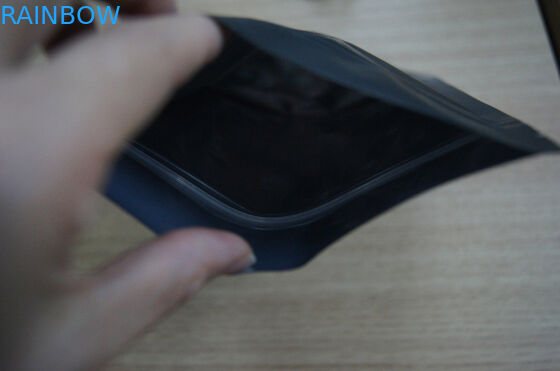 کیسه های آلومینیومی فویل چای کیسه های کیسه های پلاستیکی کیسه ای با قفل فیش بسته بندی / ایستادن