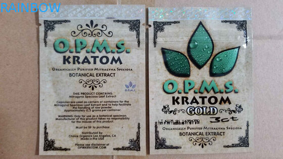 بسته بندی عطر و بوی عطر و طعم کراتوم / 3ct OPMS کپسول کیسه kratom