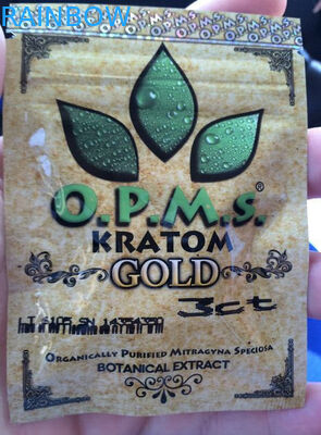 بسته بندی عطر و بوی عطر و طعم کراتوم / 3ct OPMS کپسول کیسه kratom