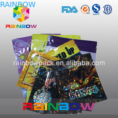 سفارشی 4g / 10g بسته بندی لوازم آرایشی و بهداشتی گیاهی / کیسه Ziplock Potpourri