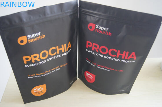 آلومینیوم فویل بسته شدن کیسه، 500 گرم 750 گرم 1 کیلوگرم بسته بندی پودر پروتئین پنیر