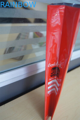 کاسه قهوه آلومینیومی فویل سفارشی جانبی با دریچه، سبز قرمز