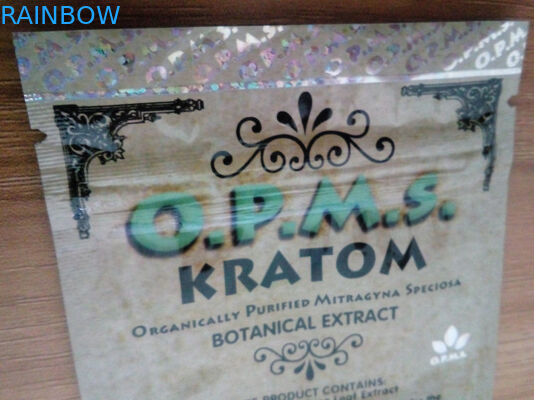 5ct OPMS طلا kratom ziplock عصاره کپسول کیسه های بسته بندی / سه کیسه ziplock مهر و موم