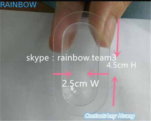 ظرف پلاستیکی کوچک قابل استفاده مجدد برای قرص های سکسی / بطری شکل کپسول با کلاه گرد فلزی