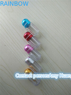 بطری کپسول ژلاتین سخت خالی ظرف قرص سکس با کاپ فولیک آلومینیوم