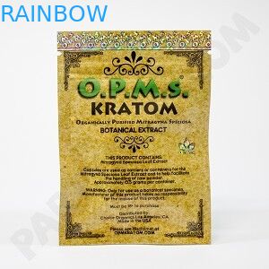 عصاره گیاهی فویل کیسه بسته بندی فویل آلومینیوم ziplock کیسه کپسول بسته بندی