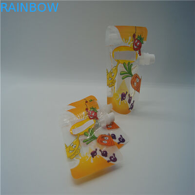 ماشین ظرفشویی Safe Baby Food Pouches، کیسه ی کیسه یاری شده Fruirt Juice Storaging