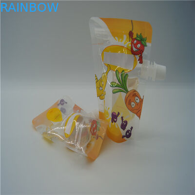 ماشین ظرفشویی Safe Baby Food Pouches، کیسه ی کیسه یاری شده Fruirt Juice Storaging