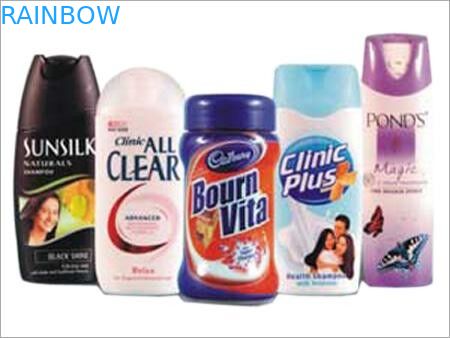 ضد آب بدون چسب Pvc برچسب کوچک شلنگ برای بطری های پلاستیکی