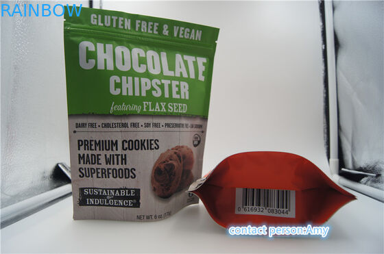 2017 طرح های جدید طرح های تبلیغاتی شکلات بسته بندی بیسکویت کیسه / 10oz کیسه های پنیر با زیپ